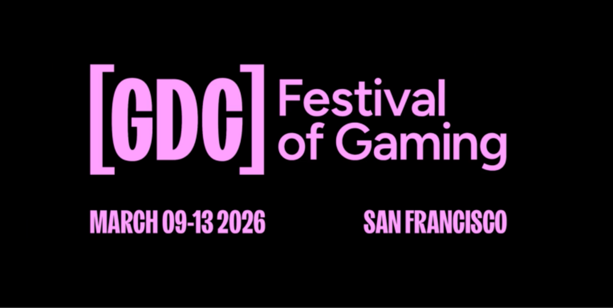 GDC Festival of Gaming 2026 event banner showing dates March 9–13 in San Francisco.